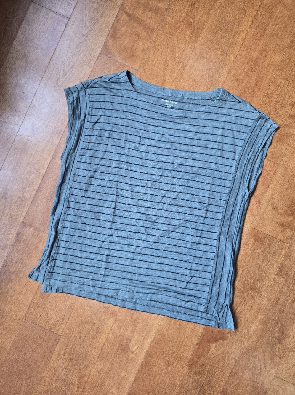 Eileen Fisher 100% linen top size petite small
